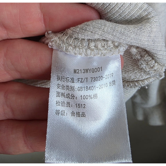 ITIB x Mardi Mercredi Grey Graphic Sweatshirt Cat Logo Cotton Crewneck Pullover - Picture 8 of 11